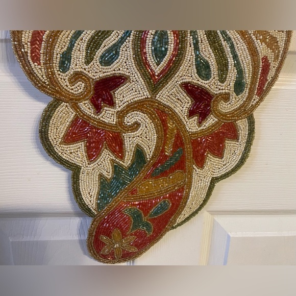 Beaded Decorative Table Runner or Wall Art - Picture 6 of 15